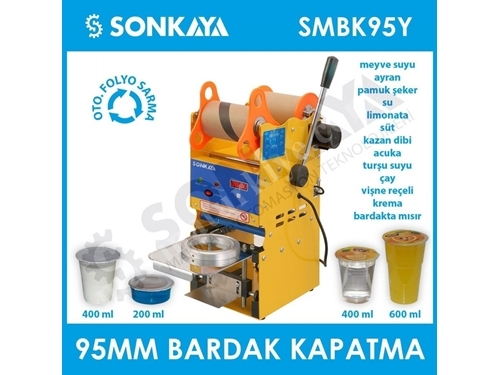 95Mm Yarı Otomatik Bardak Kapatma Makinası Smbk95y Sonkaya
