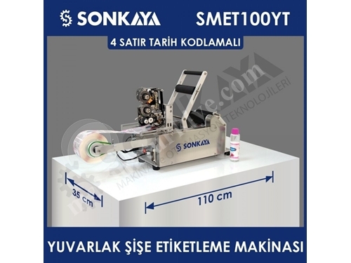 Yarı Otomatik Tarih Kodlamalı Etiketleme Makinası Sonkaya Smet100yt