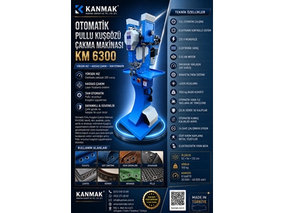 Km 6300 Automatic Eyelet Punching Machine - 2