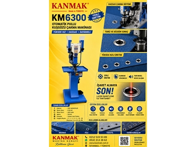Km 6300 Automatic Eyelet Punching Machine - 0