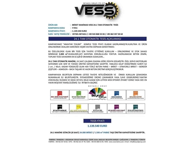 Briket Makinası Vess 24.1 Tam Otomatik Tesis - 1