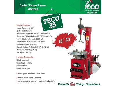 Teco 35 Tam Otomatik Lastik Sökme Takma Makinesi - 1