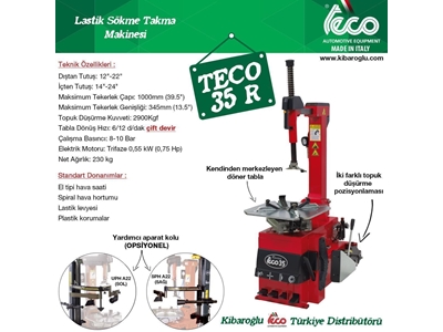 Teco 35 Racing Tam Otomatik Lastik Sökme Takma Makinesi - 1