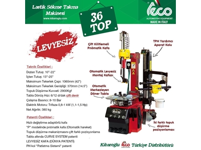 Top Levyesiz Lastik Sökme Takma Makinesi - 1