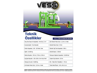 Briket Makinası Vess 15.1 Tam Otomatik Tesis - 3