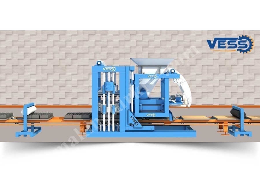 Briket Makinası Vess 12.1 Tam Otomatik Tesis
