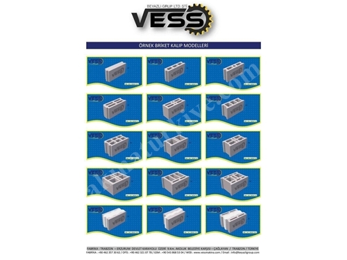 Пресс для брикетов Vess 10.1 полностью автоматический завод