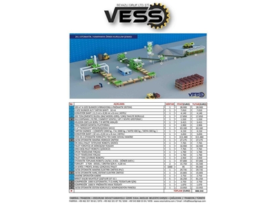 Briket Makinası Vess 24.1 Otomatik Tesis - 2