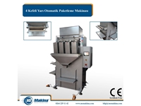 4 Kefeli Yarı Otomatik Dikey Paketleme Makinası 
