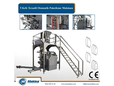 5-Hopper Platform Automatic Packaging Machine with Weighing Scale