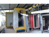 Electric Static Powder Coating Booth with Conveyor - HMK KBF - 0