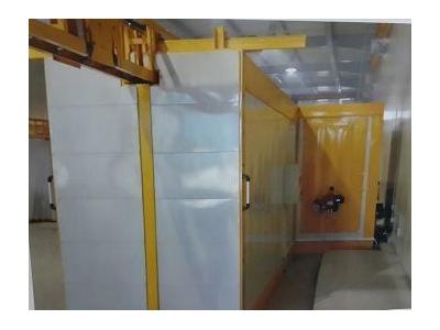 Üst'ten Konveyörlü Kutu Tipi Elektrostatik Toz Boya Fırını - 1