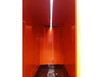 Conveyorized Electrostatic Powder Coating Oven and Booth - 1