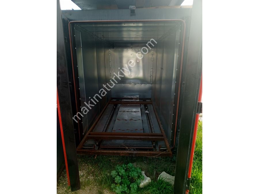 Conveyorized Electrostatic Powder Coating Oven and Booth