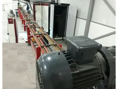 Electrostatic Powder Coating Cabin with Conveyor - HMK TBK