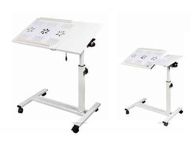  QQ8A FAN, Mouse Section, Double Cooler, Tilt-Height Adjustable Laptop Desk - 4