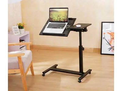 QQ8A FAN, Mouse Section, Double Cooler, Tilt-Height Adjustable Laptop Desk