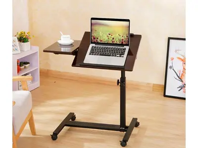 QQ8A Portable Height and Tilt Adjustable Sofa Side Laptop Stand