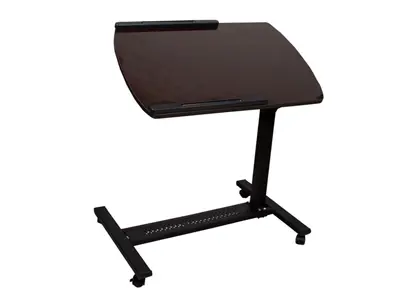  Q Q83 Laptop Stand with Wheels with Adjustable Seat Side Height and Tilt