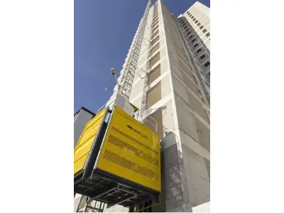 Ascenseur de personnes et de charges de 2000 kg - Ascenseur extérieur - Ascenseur de chantier