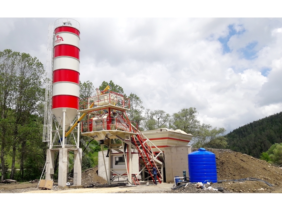 Centrale à béton mobile 100 m3/h