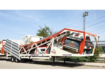 Centrale à béton mobile 100 m3/h - 9