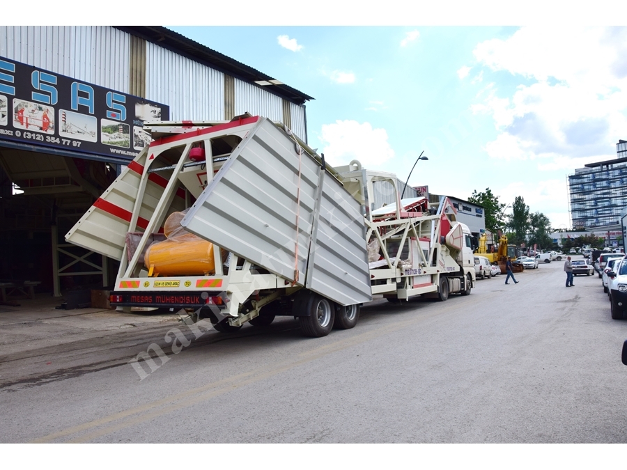 Centrale à béton mobile 100 m3/h