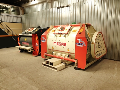 1 m3 Single Shaft Concrete Mixer - 1