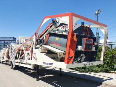 3 m3 Betonmischer (Zwillingsschnecken) - 2