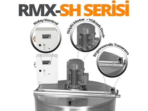 RMX SH500C Çift Cidarlı Yüksek Devirli Homojenizatör 