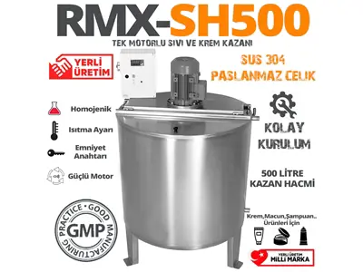 RMX SH500C Doppelwandiger Hochgeschwindigkeits-Homogenisator