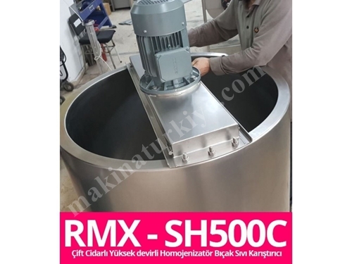 RMX SH500C Çift Cidarlı Yüksek Devirli Homojenizatör 