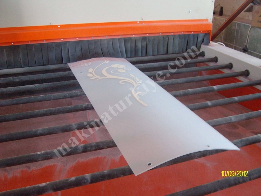 Yatay Cam Kumlama Makinası Yck1200