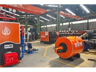 400 - 16,000 kg/h 3-Pass Liquid or Gas-Fired Steam Boiler - 0