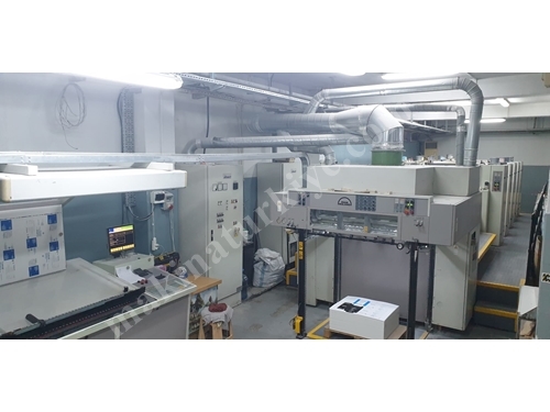 704 3B+Lv Roland 4 Color Offset Printing Machine with Varnishing Unit