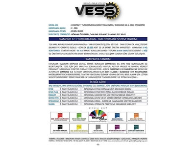 Compact Diamond 12.1 Briket Makinası / 24 Ay Vade %0 Faiz - 1