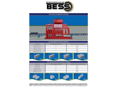 (Parke-Bordür) Makinesi Prs 400 Otomatik Mini Tesis  - 2
