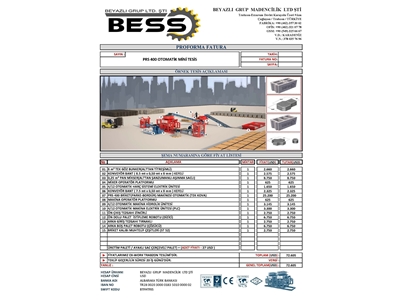 (Parke-Bordür) Makinesi Prs 400 Otomatik Mini Tesis  - 0