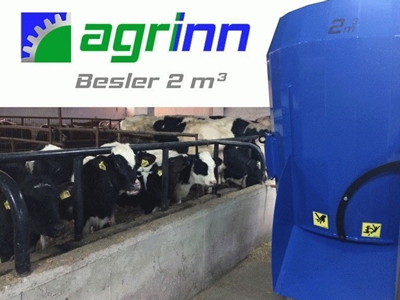 Besler 2M3 Dik Helezonlu Elektrikli Yem Karma Makinası