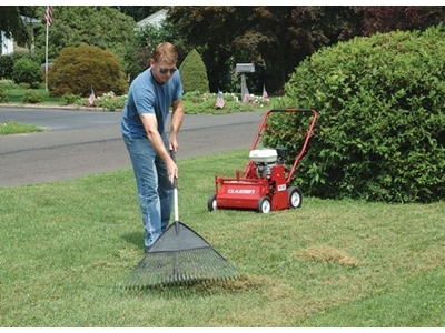 51 Cm (Verticut) Width Yellow Grass Collection Machine - 1