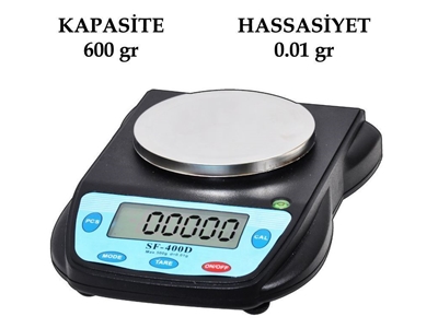 600-0.01 Gram Çok Amaçlı Dijital Hassas Terazisi - 1