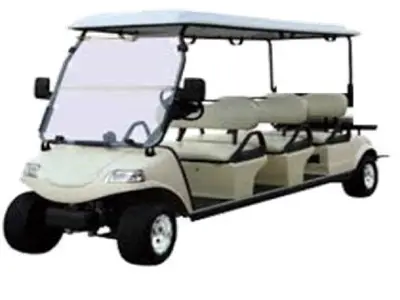 6-Sitzer-Golfwagen mit Kofferraum
