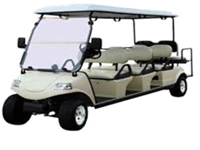 8 Person Golf Cart with Cargo Bed - 0