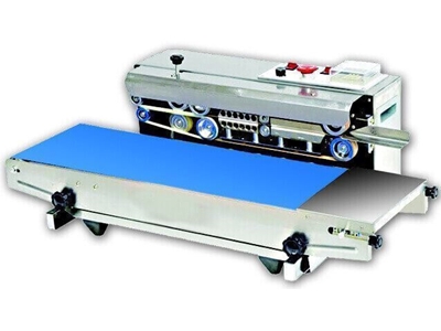 SF150 Yürüyen Bantlı Naylon Ağzı Yapıştırma Makinaları 