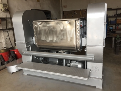 Bisküvi Hamur Karma Mikseri - Krom Z Çapalı - 350 Kg.- 2.El  - 0