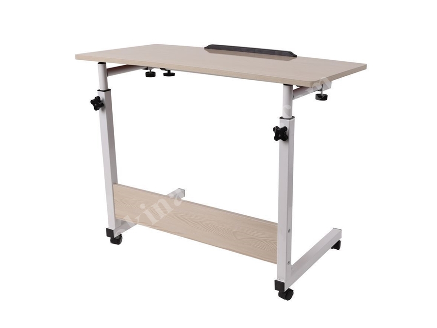 Portable Adjustable Height and Tilt Rolling Laptop Study Desk