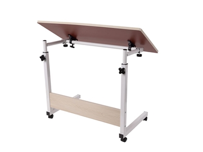 Portable Adjustable Height and Tilt Rolling Laptop Study Desk - 4