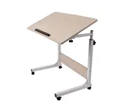 Yükseklik Ve Eğim Ayarlı Tekerlekli Ders Çalışma Masası Laptop Sehpası