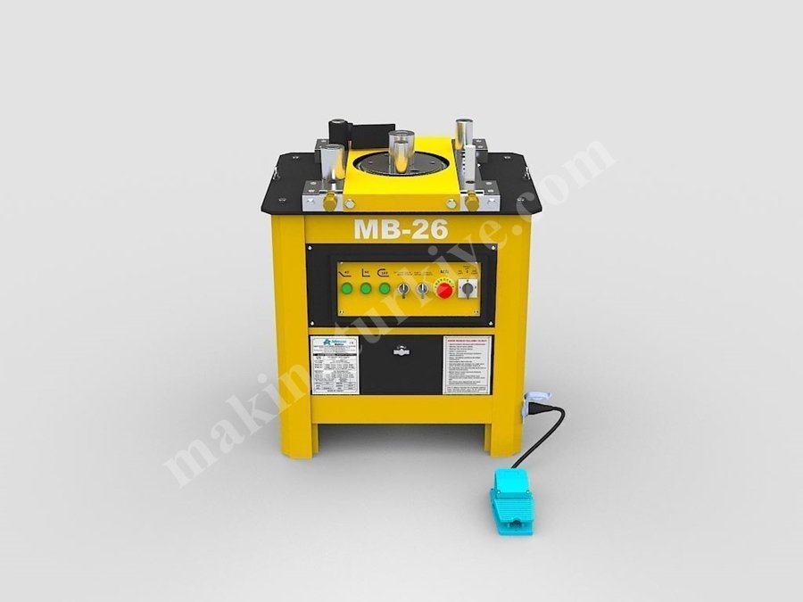 Demir Bükme Makinası 26 mm - Newton Makine NDMB26