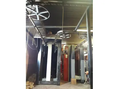 Powder Coating Oven with Conveyor Suitable for Second Hand Steel Door
